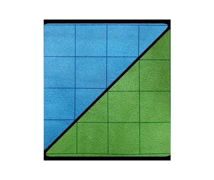 Battlemat - Blue-Green Squares