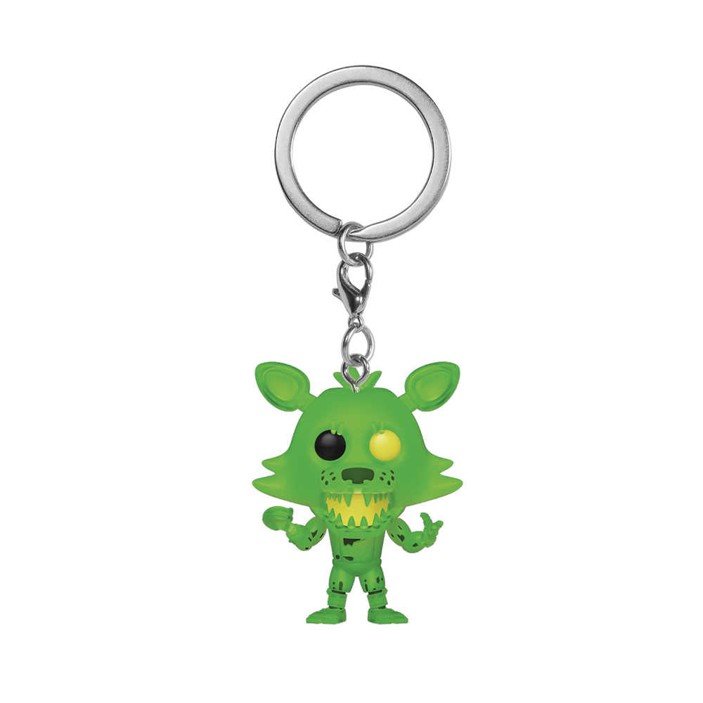 Pocket Pop Fnaf S7 Radioactive Foxy Vinyl Figure Keychain