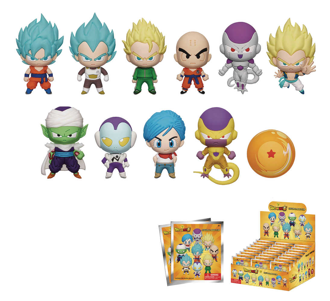 Dragon Ball Super S2 3D Foam Bag Clip