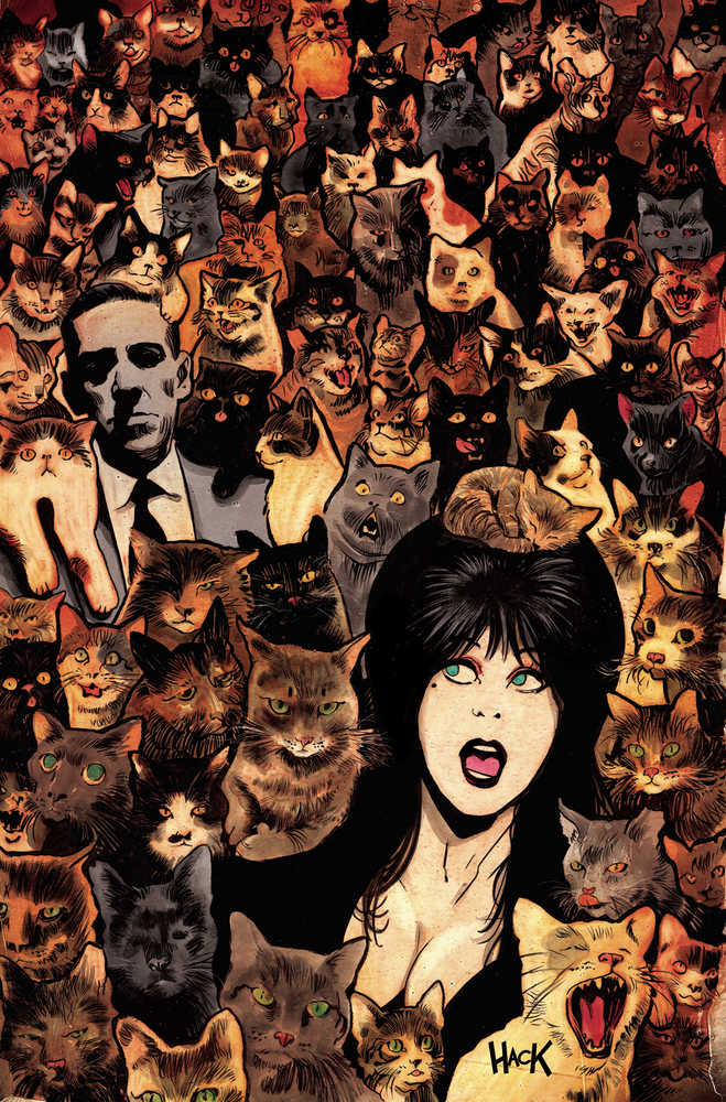 Elvira Meets Hp Lovecraft #4 Cover F 10 Copy Variant Edition Hack Virgin