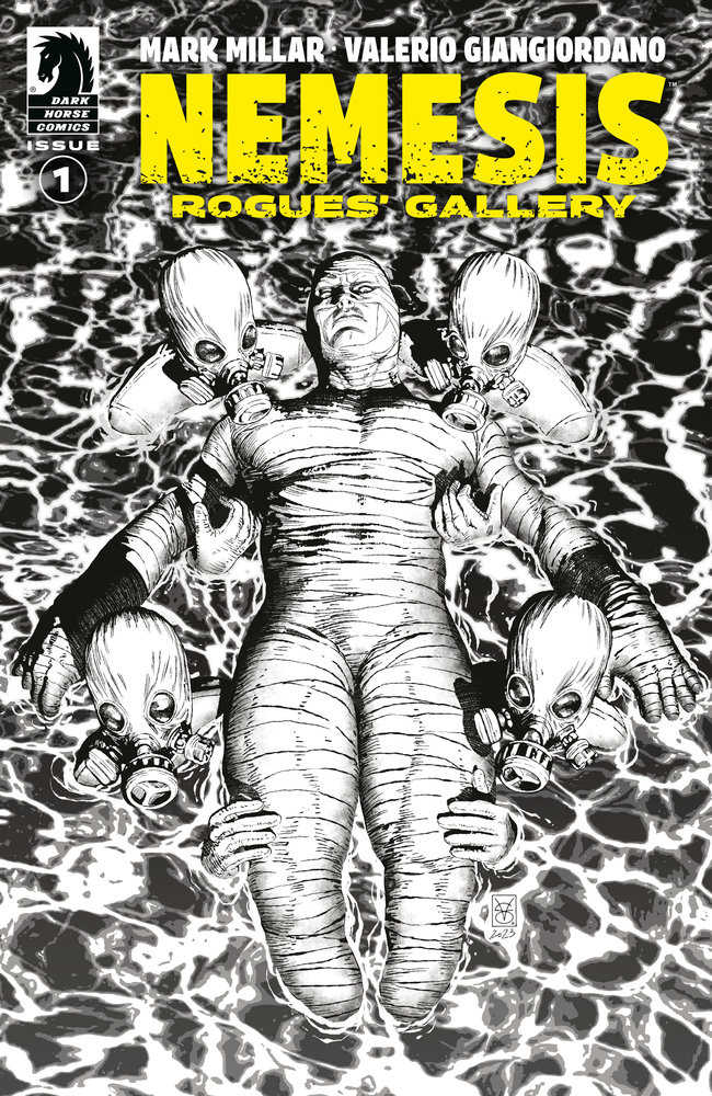Nemesis Rogues Gallery #1 Cover B 10 Copy Black & White