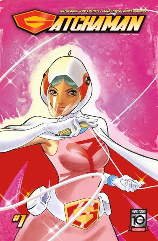 Gatchaman #1 Cover E 1 in 10 Francine Delgado Jun The Swan Solo Variant