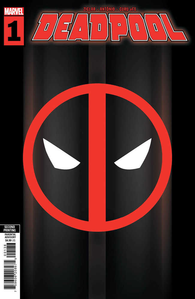 Deadpool #1 Insignia Ratio 2nd Print Variant