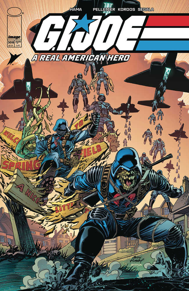 G.I. Joe A Real American Hero #308 Cover A Kubert & Anderson