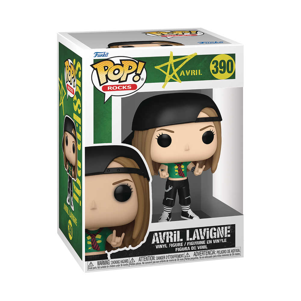 Pop! #390 Rocks Avril Lavigne Sk8er Boi Vinyl Figure