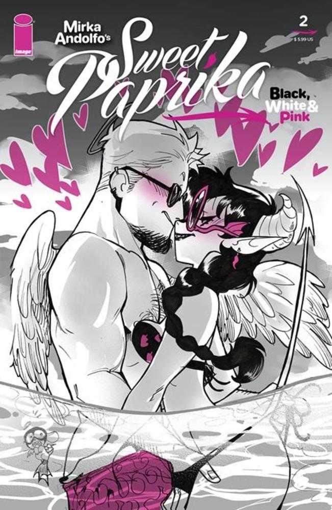 Sweet Paprika Black White & Pink #2 Cover A Andolfo