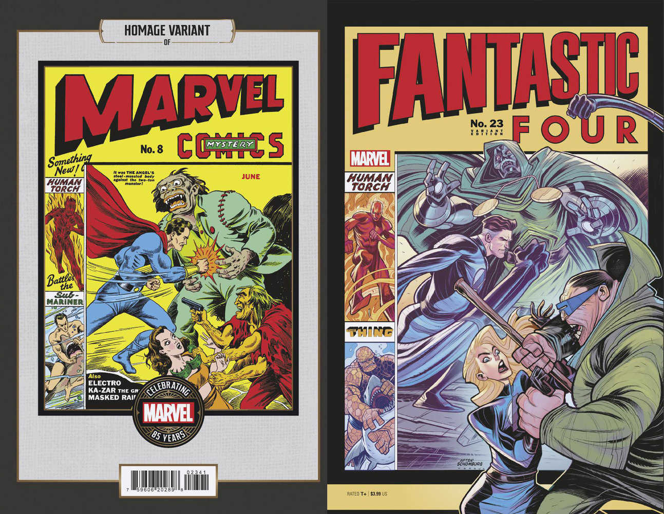 Fantastic Four #23 Elizabeth Torque Marvel 85th Homage Variant