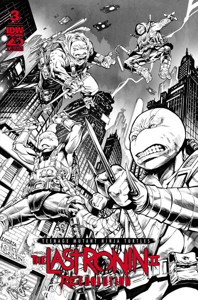 Teenage Mutant Ninja Turtles The Last Ronin II Re Evolution #3 Cover F 75 Escorzas (Mr
