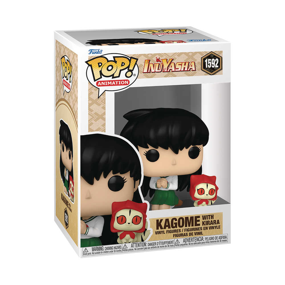 Pop! #1592 Inuyasha Kagome W/Kirara Vinyl Figure