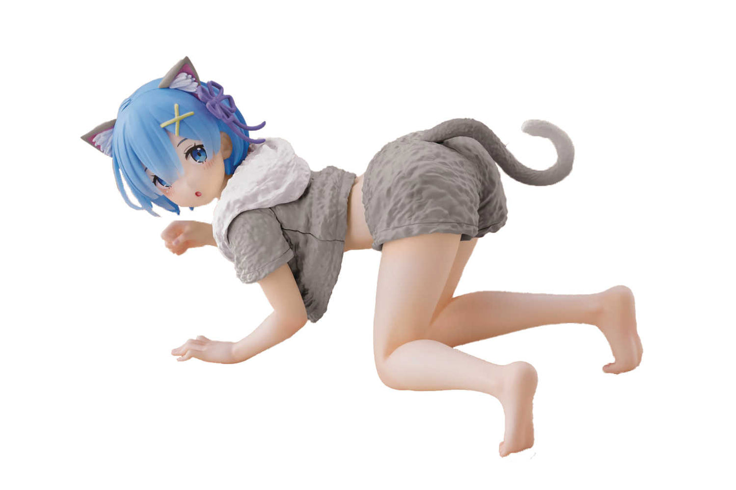 Re Zero Desktop Cute Rem Cat Roomwear Renew Edition Figure