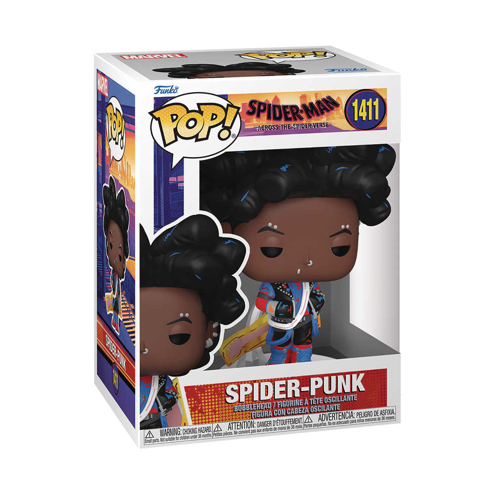 Pop! #1411 Marvel Spider-Man Atsv S2 Spider-Punk Un Vinyl Figure