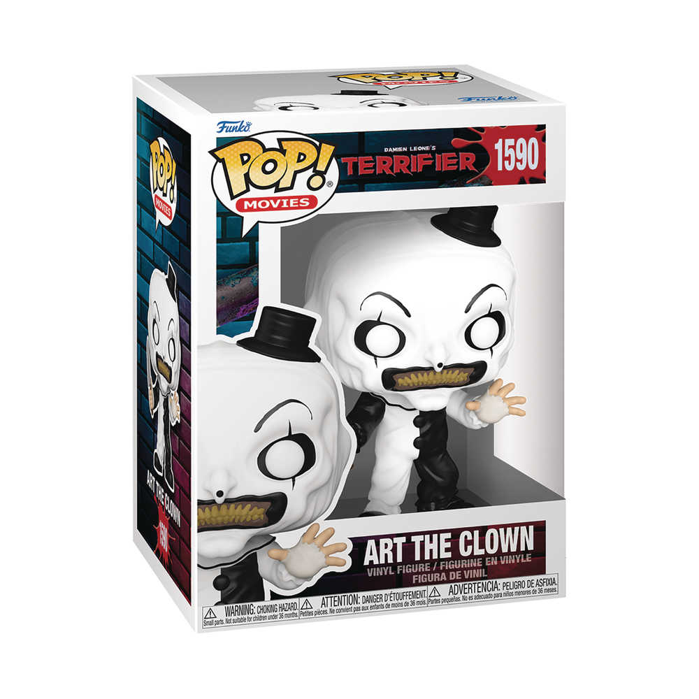 Pop! #1590 Movies Terrifier Art The Clown Vinyl Figure