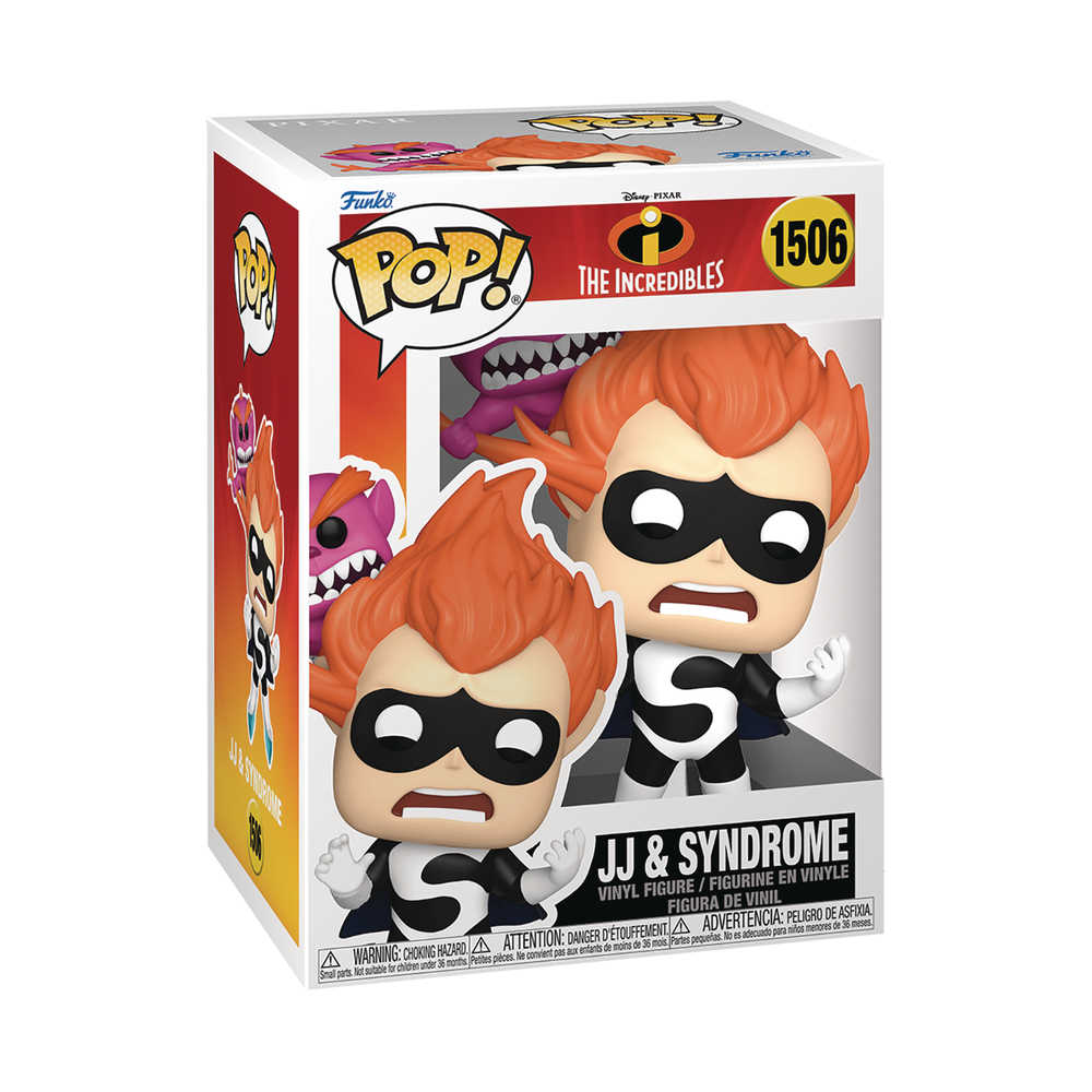 Pop! #1506 & Buddy Incredibles 20th Jj & Syndrome Vinyl Figure