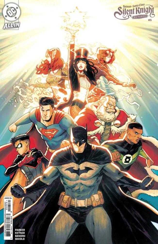 Batman Santa Claus Silent Knight Returns #5 (Of 5) Cover C 1 in 25 Michele Bandini Card Stock Variant