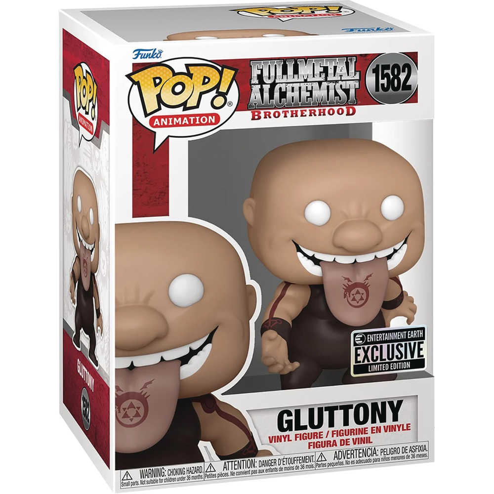 Pop! #1582 Full Metal Alchemist Brotherhood Gluttony Vinyl Pop Figure