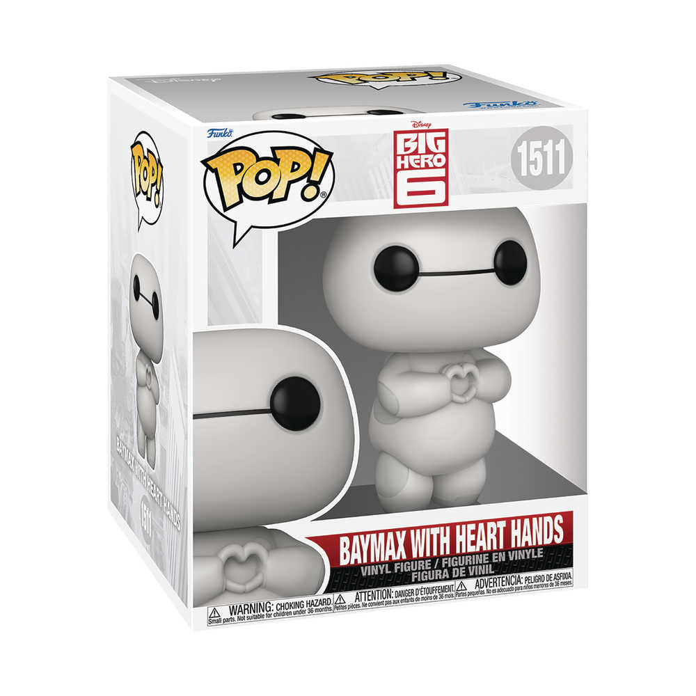 Pop Super Big Hero 6 Baymax Heart Hands Vinyl Figure