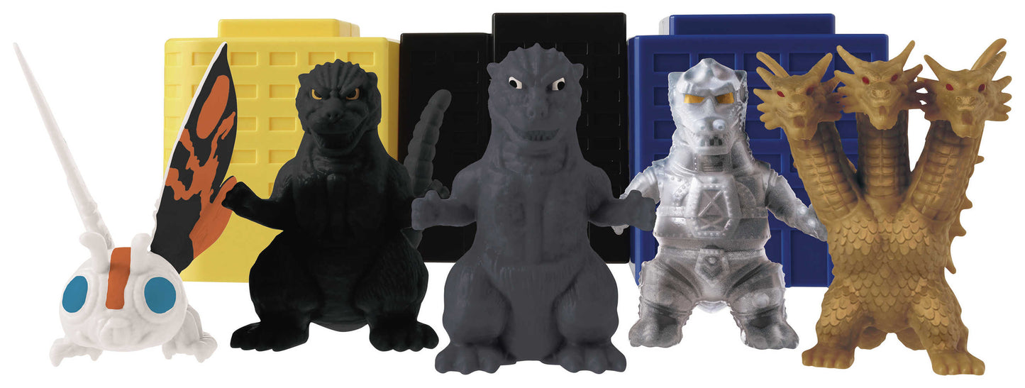 Godzilla Mini Collection 2in Figure 12pc Blind Mystery Box Display