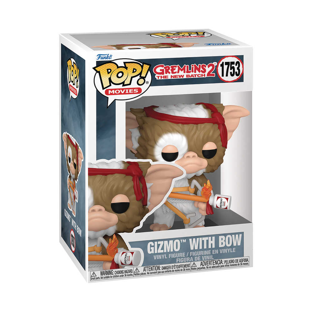 Pop! #1753 Movies Gremlins S2 Gizmo W Bow Figure