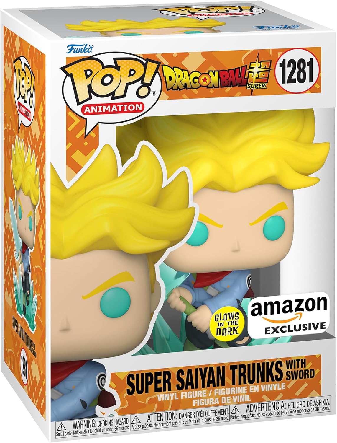 Pop! #1281 Animation Dragon Ball Super - Super Saiyan Trunks with Sword