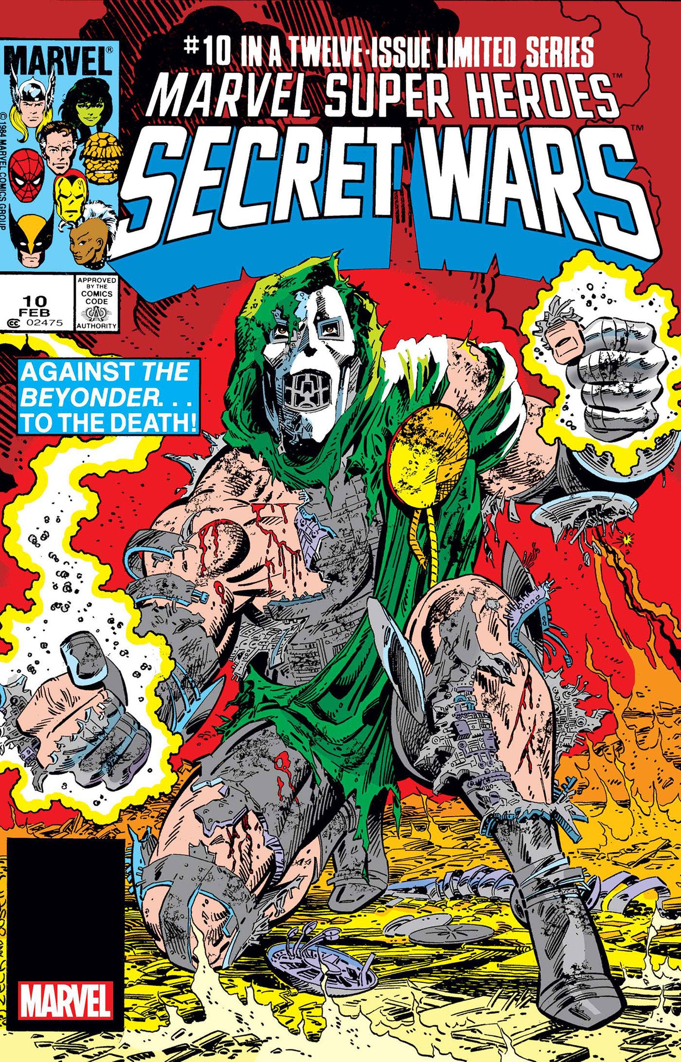 Marvel Super Heroes Secret Wars #10 Facsimile Edition Foil Variant