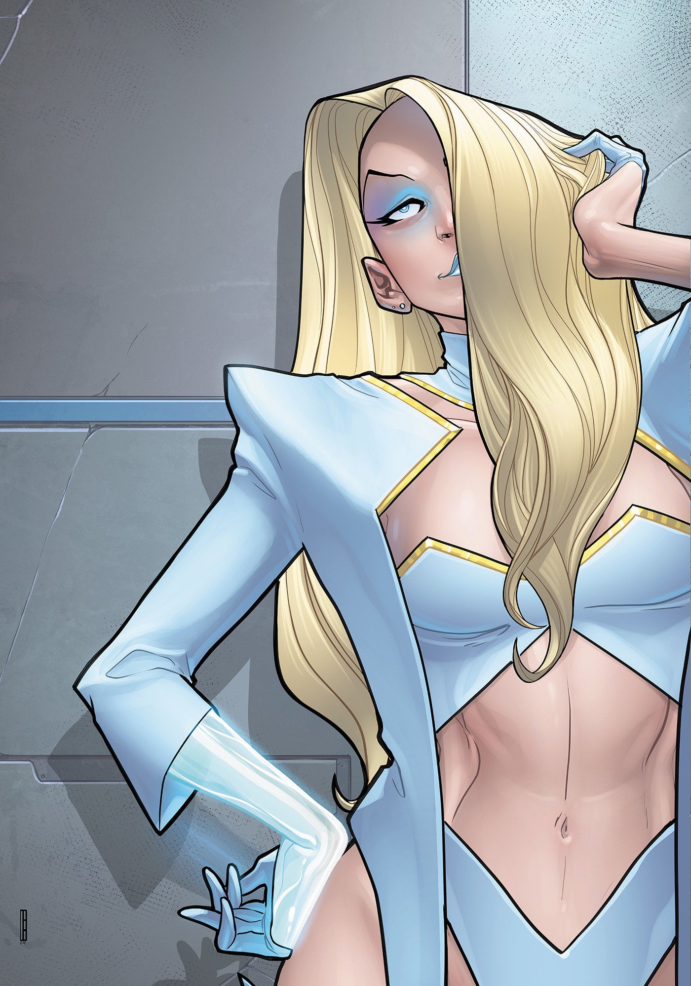 Exceptional X-Men #3 David Baldeon Emma Frost Full Art Variant