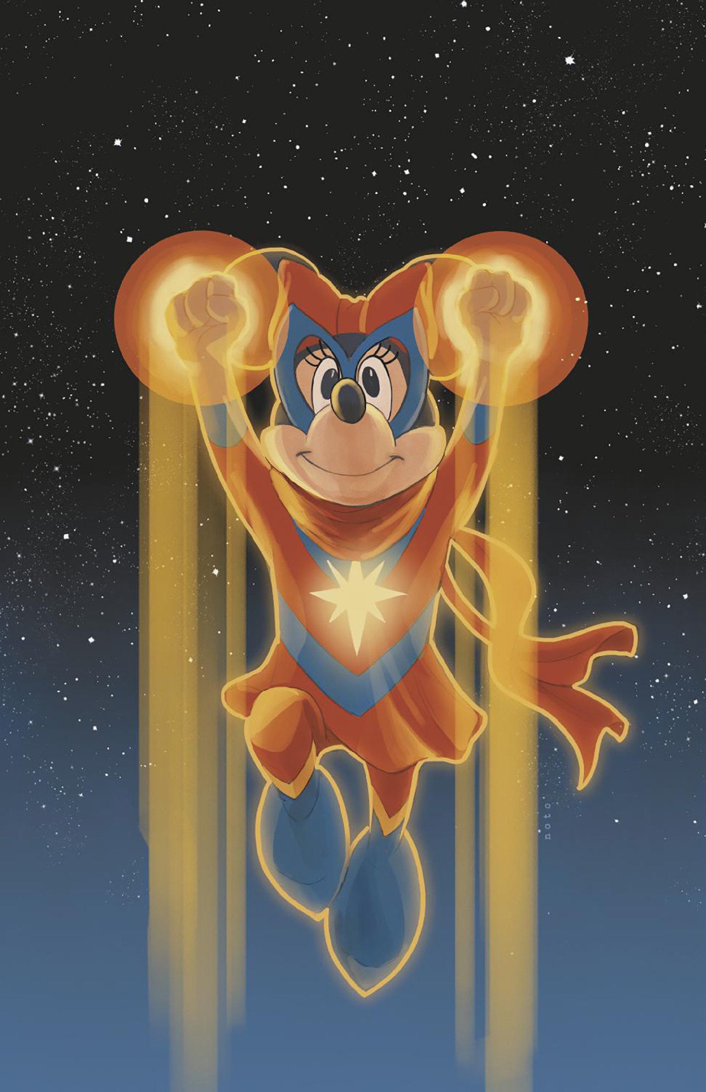 Marvel & Disney: What If...? Minnie Became Captain Marvel #1 Phil Noto Minnie Mo Use Captain Marvel Full Art Variant