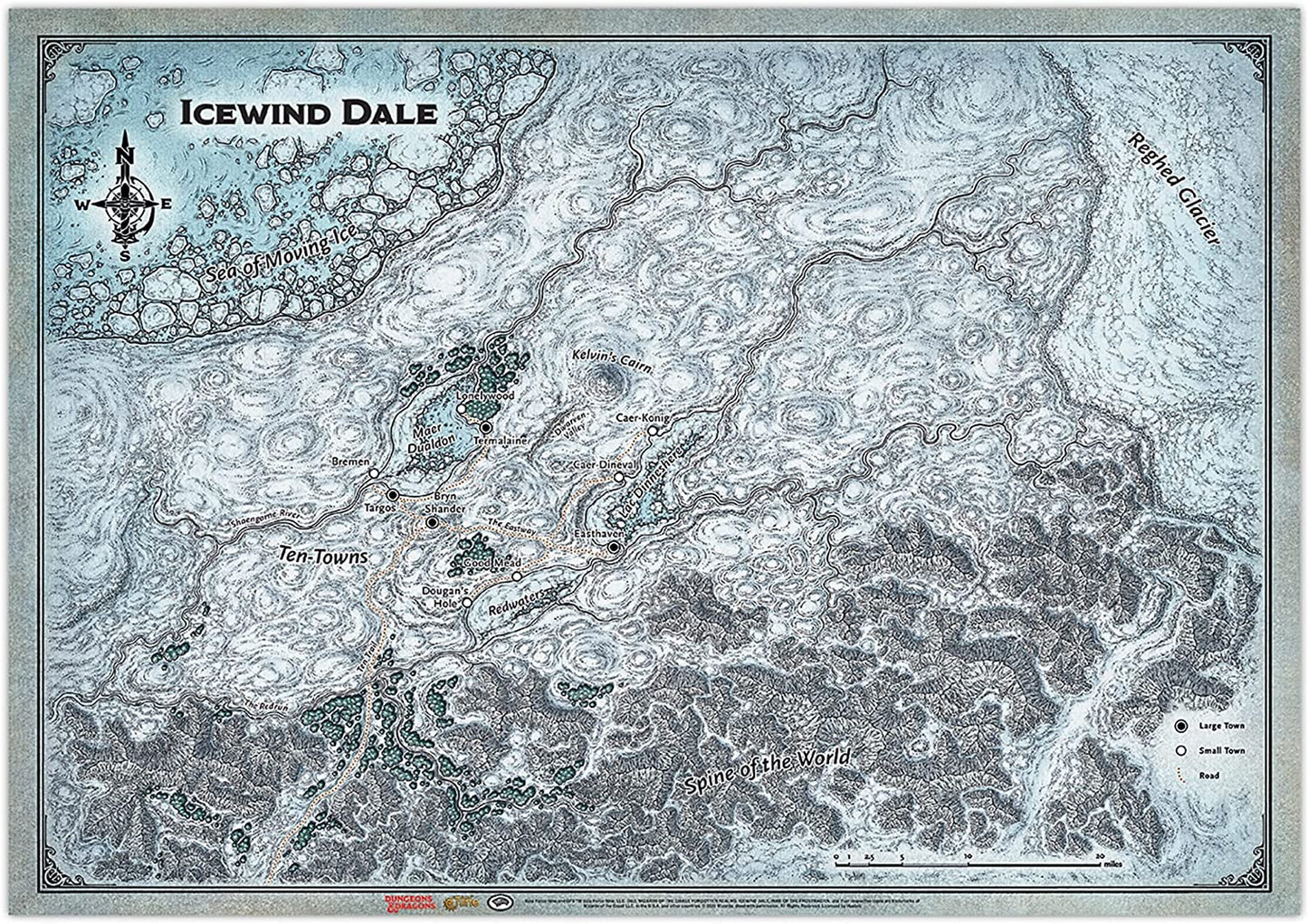 D&D 5E Icewind Dale Battlemat