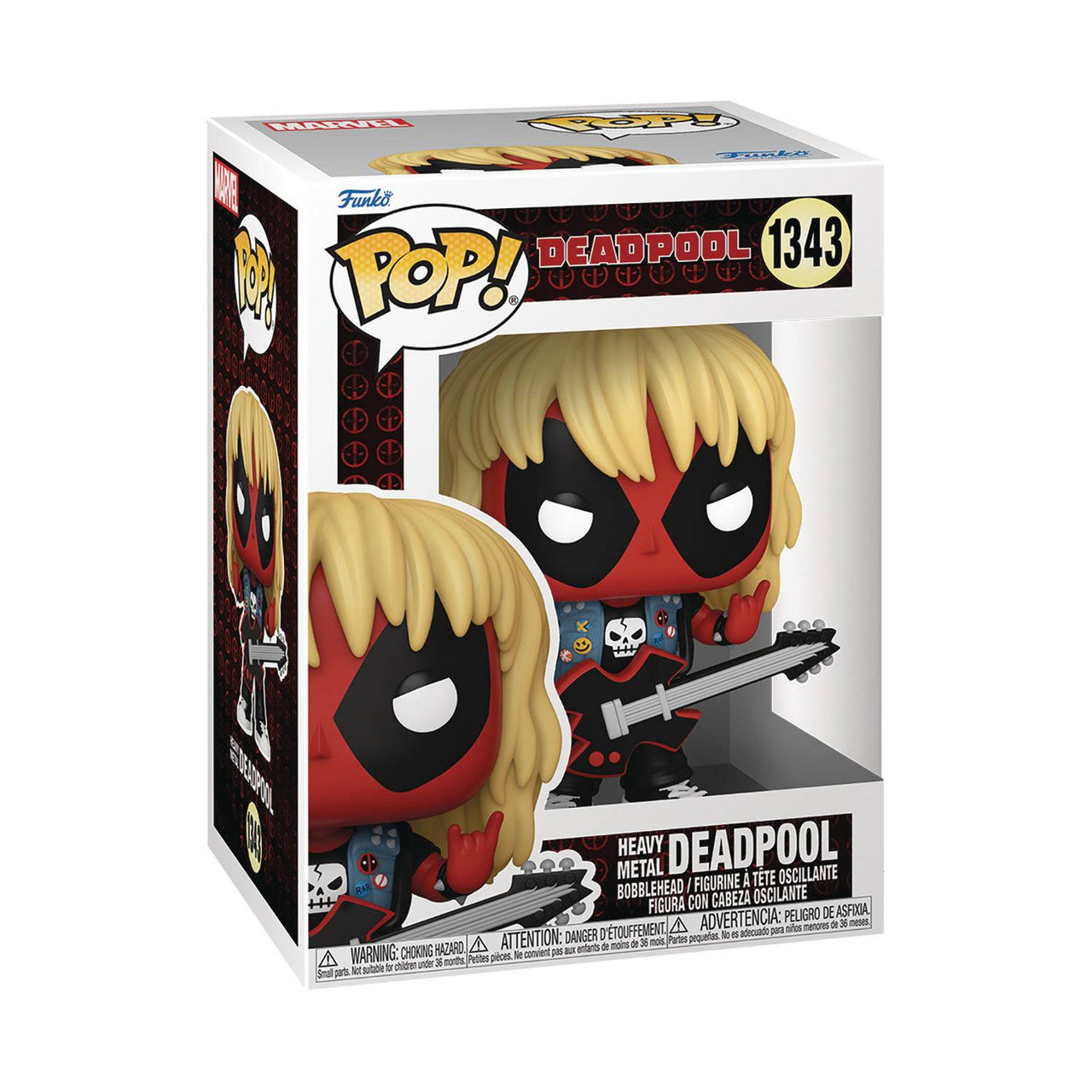 Pop! #1343 Deadpool - Heavy Metal Deadpool