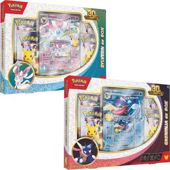 PO: 30th Celebration - Sylveon EX/Greninja EX Box