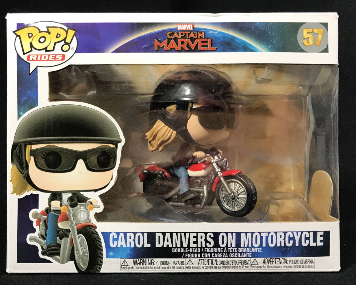 Pop! #57 Carol Danvers on Motorcycle