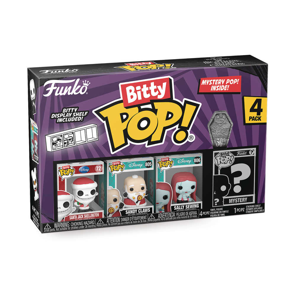 Bitty Pop! Santa Jack 4pk Figure
