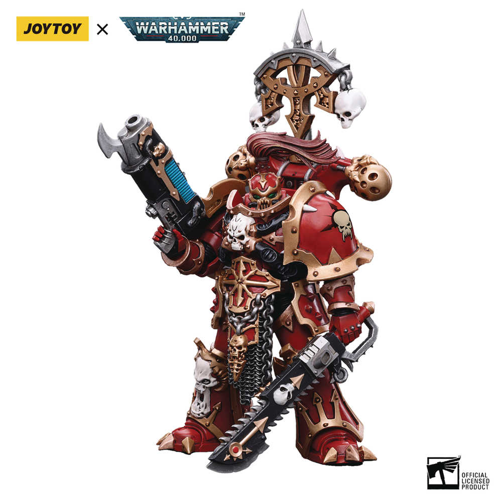 Joytoy Wh 40k Chaos Space Crimson Slaughter Karvult 1/18 Action Figure