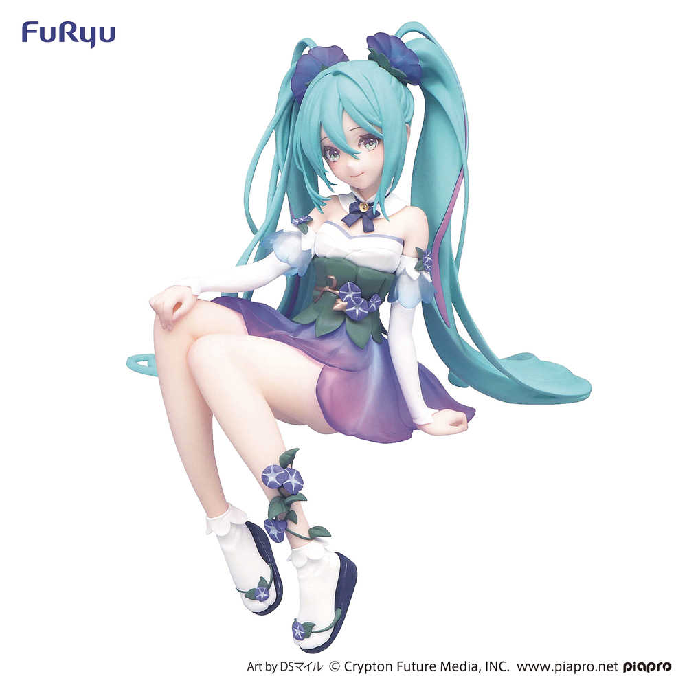 Hatsune Miku Flower Fairy Morning Glory Noodle Stopper Figure (