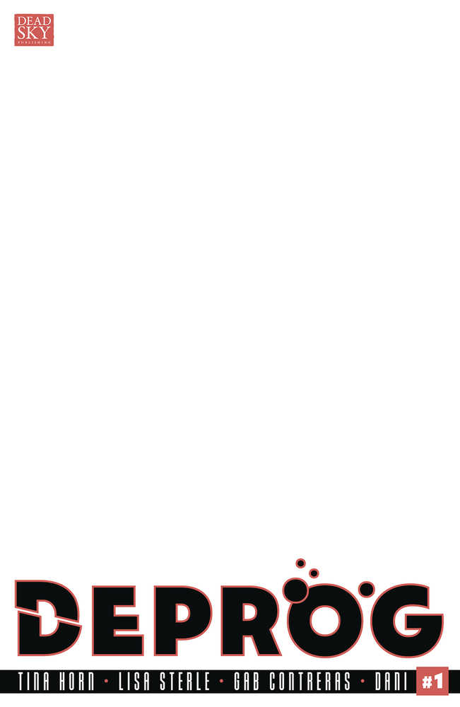 Deprog #1 (Of 4) Cover B Blank Sketch (Mature)