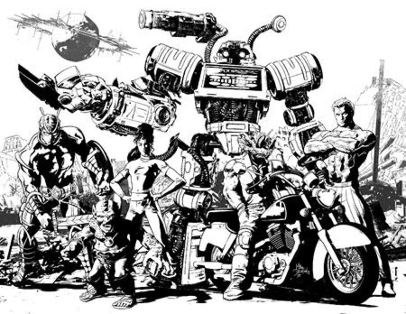 Nacelleverse #0 Cover G 1 in 50 Mike Deodato Bw Wraparound Variant (Mature)