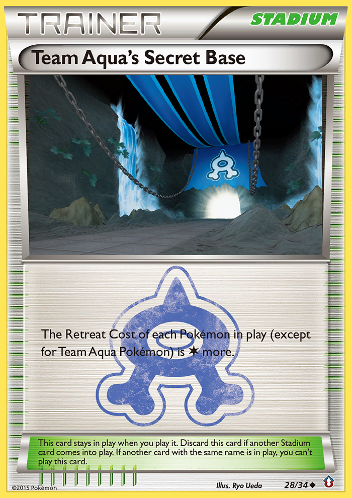 team aqua pokemon cards Team Aqua's Secret Base (28/34) [XY: Double Crisis] – A1 Comics Folsom