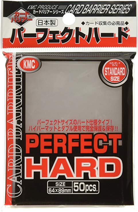 KMC Perfect Hard Sleeves, 50ct