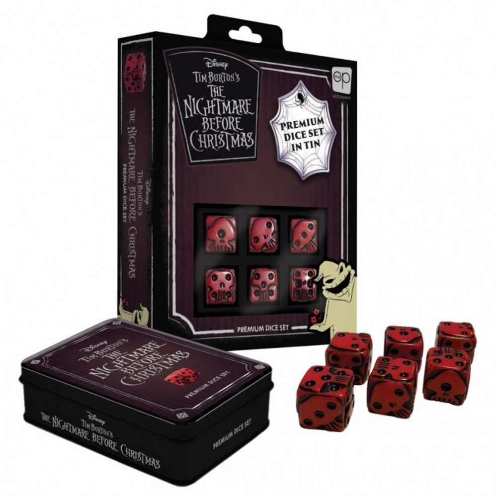 Nightmare Before Christmas Premium 6 Sided Dice Set