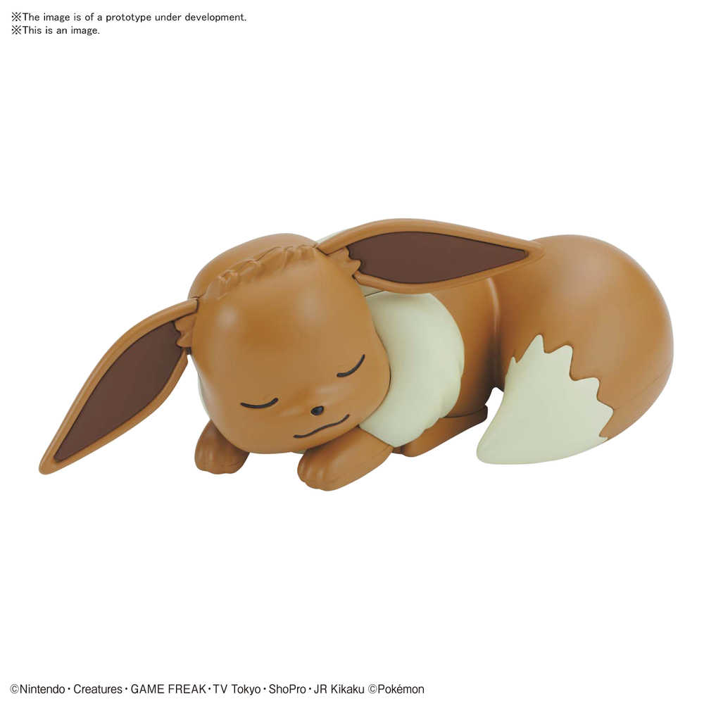Pokemon 07 Eevee Sleeping Pose Quick Model Kit