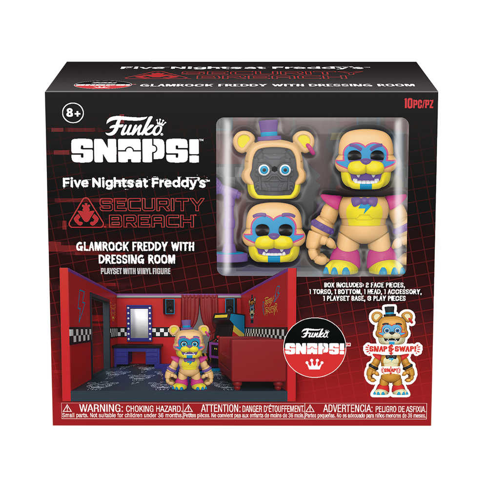 Five Nights At Freddys Snap Freddys Room Playset