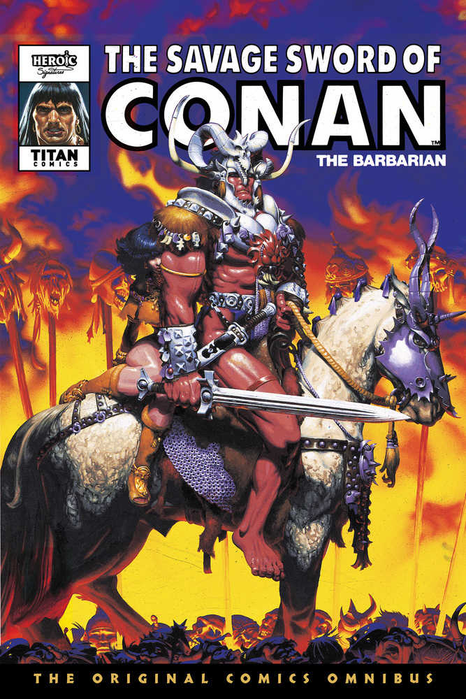 Savage Sword Conan Original Omni Direct Market Hardcover Volume 09