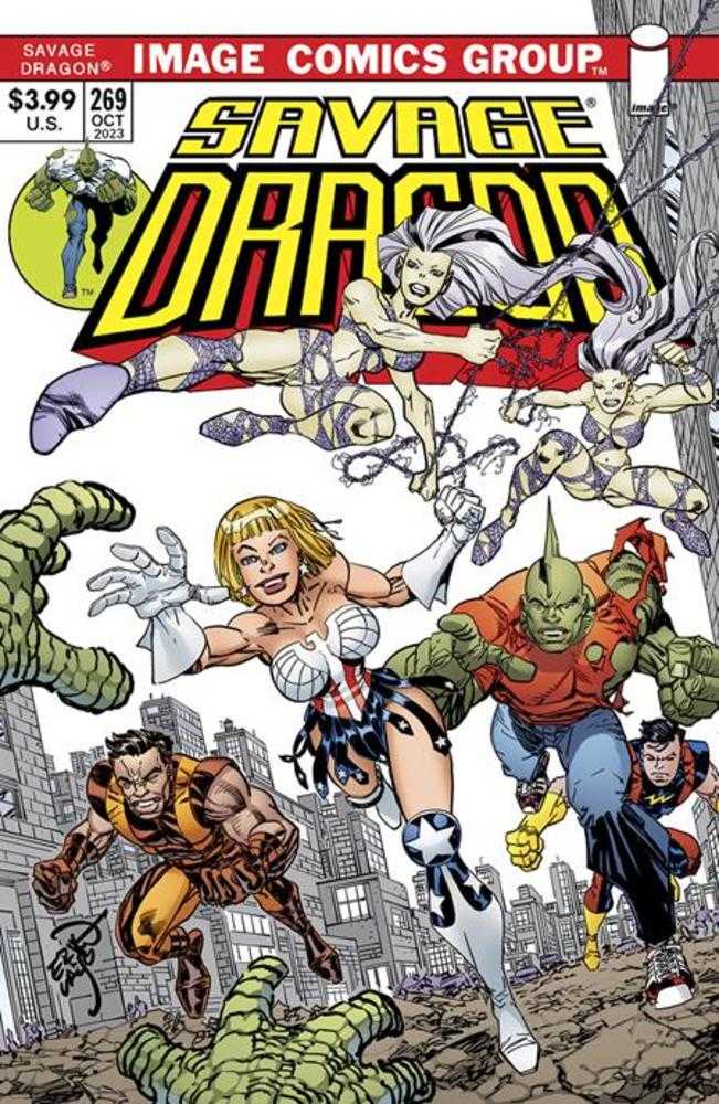 Savage Dragon #269 Cover B Erik Larsen 70s Trade Dress Variant (Mature)