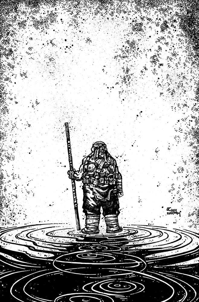 Teenage Mutant Ninja Turtles #150 Variant Ri (50) (Eastman & Campbell Black & White Full Art)