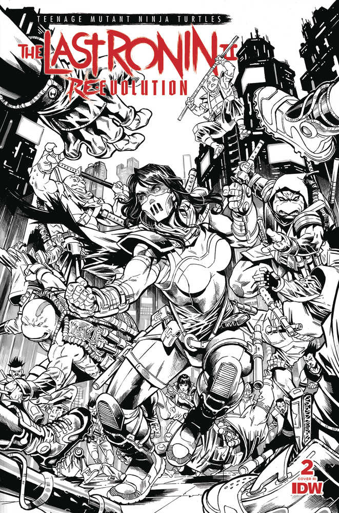 Teenage Mutant Ninja Turtles The Last Ronin II Re Evolution #2 Cover F 75 Copy Escorza