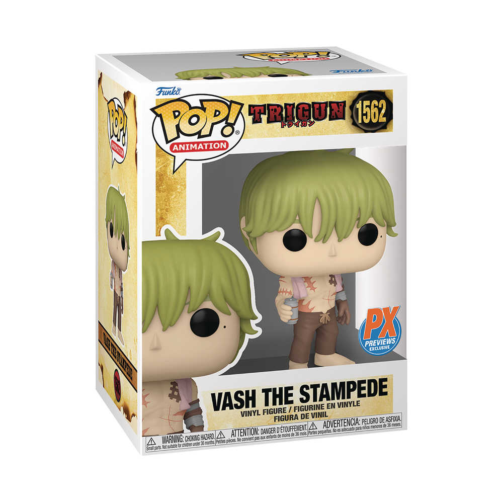 Pop! #1562 Trigun Vash Shirtless Previews Exclusive
