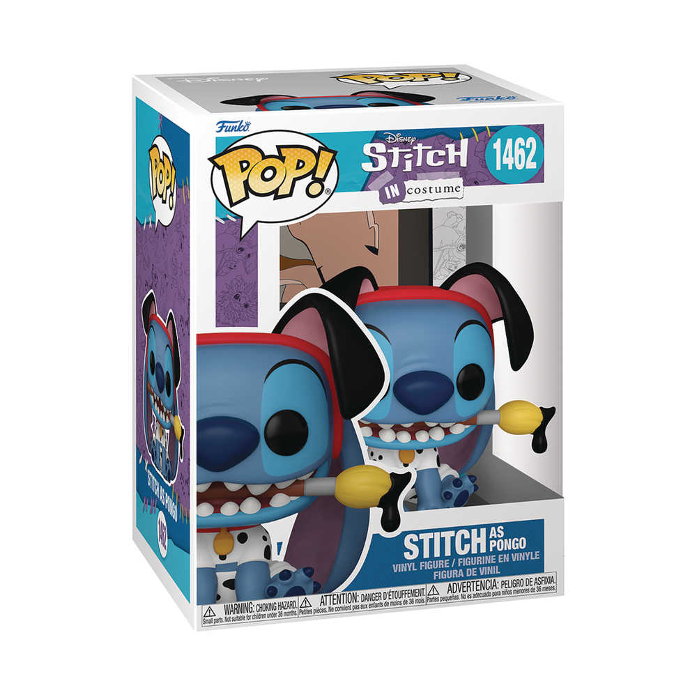 Pop! #1462 Disney Stitch Costume 101 Dalmatians Pongo Vinyl Figure