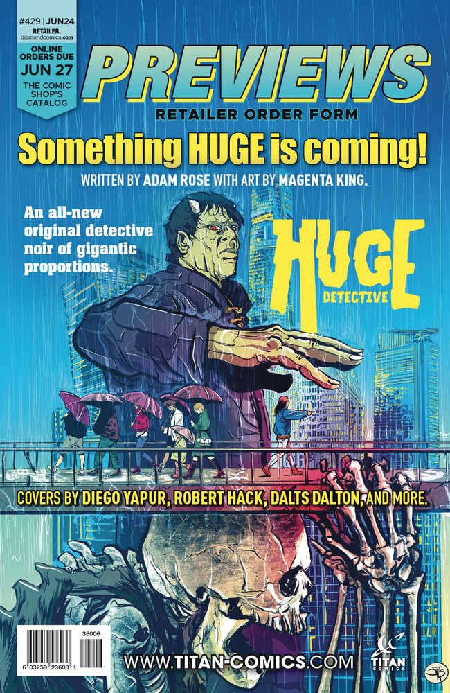 Previews #431 Aug 2024 Retailer Order Form Extras