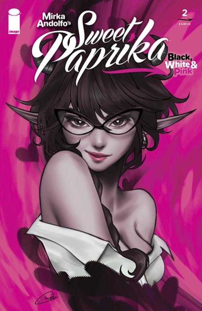 Sweet Paprika Black White & Pink #2 Cover C Okazaki