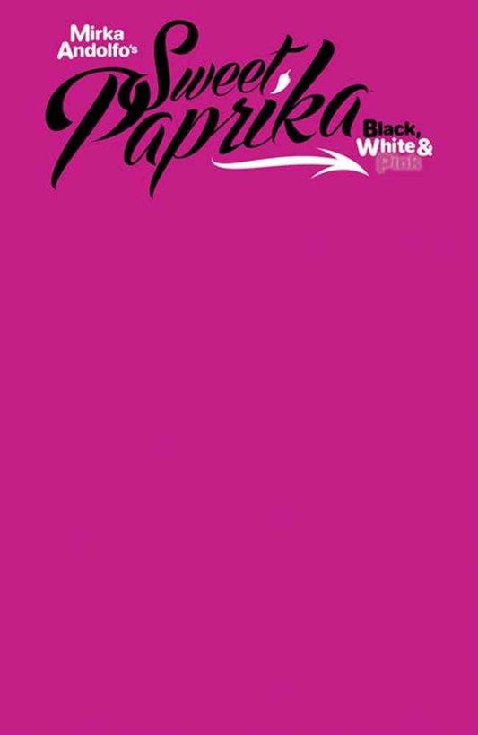 Sweet Paprika Black White & Pink #2 Cover F Sketch Cover