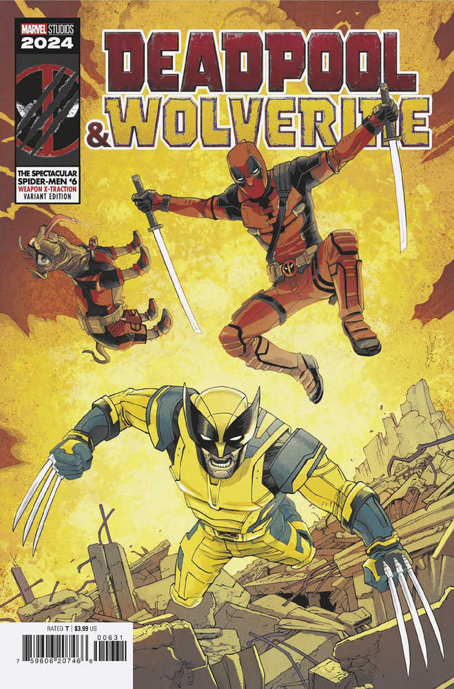 The Spectacular Spider-Men #6 Shalvey Weapon X-Traction Variant